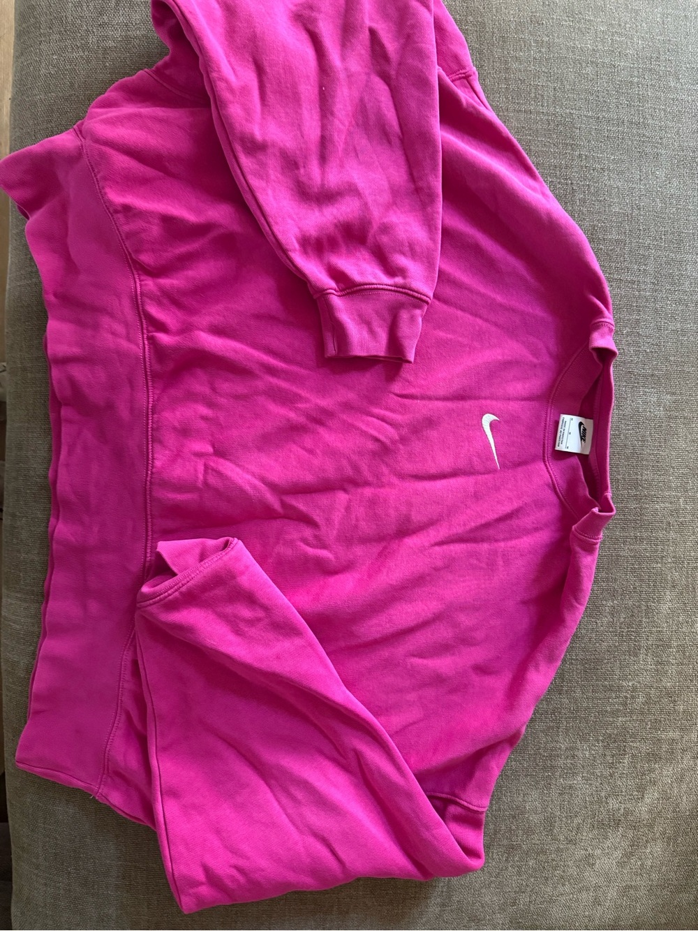 Nike Women's Bright Fuchsia Crewneck Sweatshirt